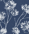 NextWall Peel & Stick One O'Clocks Denim Blue Wallpaper