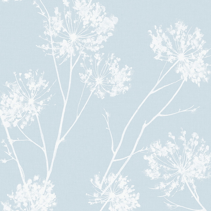 NextWall Peel &amp; Stick One O'Clocks Light Blue Wallpaper image 1 of 4