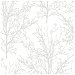 NextWall Peel &amp; Stick Tree Branches Pearl Gray Wallpaper thumbnail image 1 of 5