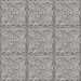 NextWall Peel & Stick Faux Embossed Tile Metallic Silver & Charcoal Wallpaper