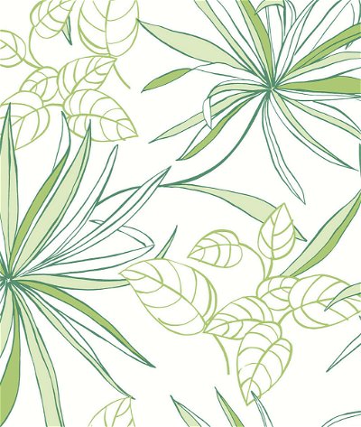 NextWall Peel & Stick Spider Plants Green Wallpaper