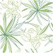 NextWall Peel &amp; Stick Spider Plants Green Wallpaper thumbnail image 1 of 5
