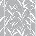 NextWall Peel & Stick Bamboo Leaves Gray Wallpaper