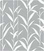 NextWall Peel & Stick Bamboo Leaves Gray Wallpaper