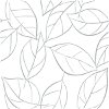 NextWall Peel & Stick Tossed Leaves Daydream Gray Wallpaper - Image 1