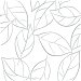 NextWall Peel &amp; Stick Tossed Leaves Daydream Gray Wallpaper thumbnail image 1 of 5