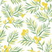 NextWall Peel & Stick Lemon Branch Lemon & Sage Wallpaper