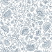 NextWall Peel & Stick Paisley Trail Midnight Blue Wallpaper