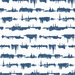 NextWall Peel & Stick Lifeline Navy Blue Wallpaper