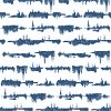 NextWall Peel & Stick Lifeline Navy Blue Wallpaper - Image 1