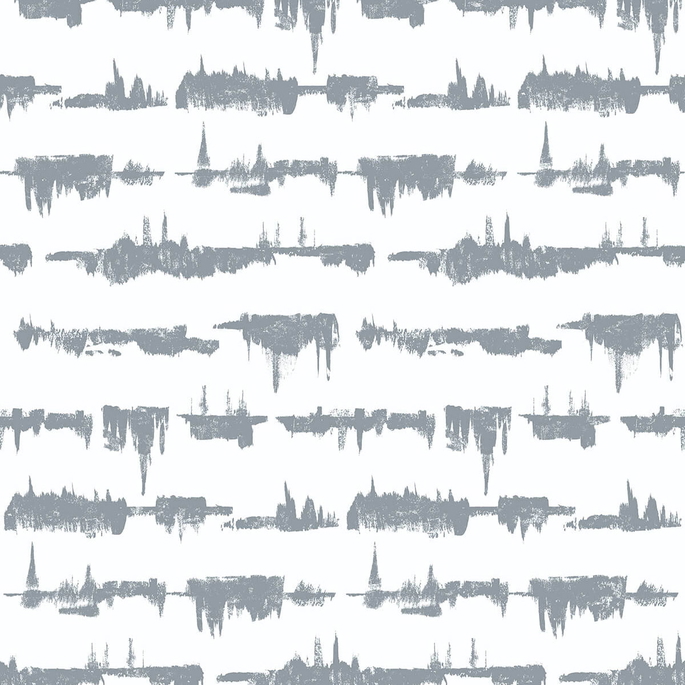 NextWall Peel &amp; Stick Lifeline Cove Gray Wallpaper image 1 of 5
