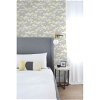 NextWall Peel & Stick Cyprus Blossom Buttercup & Gray Wallpaper - Image 5