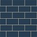 NextWall Peel &amp; Stick Retro Subway Tile Navy Blue Wallpaper thumbnail image 1 of 5