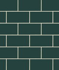NextWall Peel & Stick Retro Subway Tile Evergreen Wallpaper