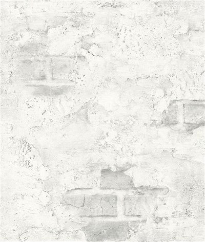 NextWall Peel & Stick Stuccoed Brick Fog Gray Wallpaper