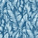 NextWall Peel & Stick Baha Banana Leaves Regatta Blue Wallpaper