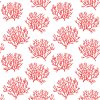 NextWall Peel & Stick Coastal Coral Reef Vermillion Wallpaper - Image 1