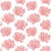 NextWall Peel &amp; Stick Coastal Coral Reef Vermillion Wallpaper thumbnail image 1 of 5