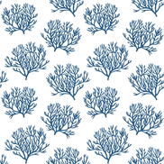 NextWall Peel & Stick Coastal Coral Reef Marine Blue Wallpaper