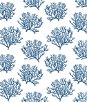 NextWall Peel & Stick Coastal Coral Reef Marine Blue Wallpaper