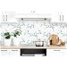 NextWall Peel &amp; Stick Cherry Blossom Floral Pacific Blue &amp; White Wallpaper thumbnail image 4 of 4