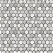 NextWall Peel &amp; Stick Marble Hexagon Carrara &amp; Wrought Iron Wallpaper thumbnail image 1 of 5