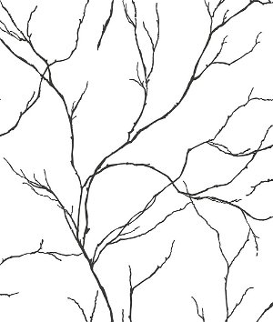 NextWall Peel & Stick Delicate Branches Ebony Wallpaper