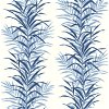 NextWall Peel & Stick Leaf Stripe Carolina Blue Wallpaper - Image 1