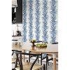 NextWall Peel & Stick Leaf Stripe Carolina Blue Wallpaper - Image 3