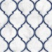 NextWall Peel & Stick Marbled Ogee Royal Blue & Carrara Wallpaper