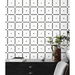 NextWall Peel &amp; Stick Check &amp; Spot Argos Grey Wallpaper thumbnail image 2 of 5