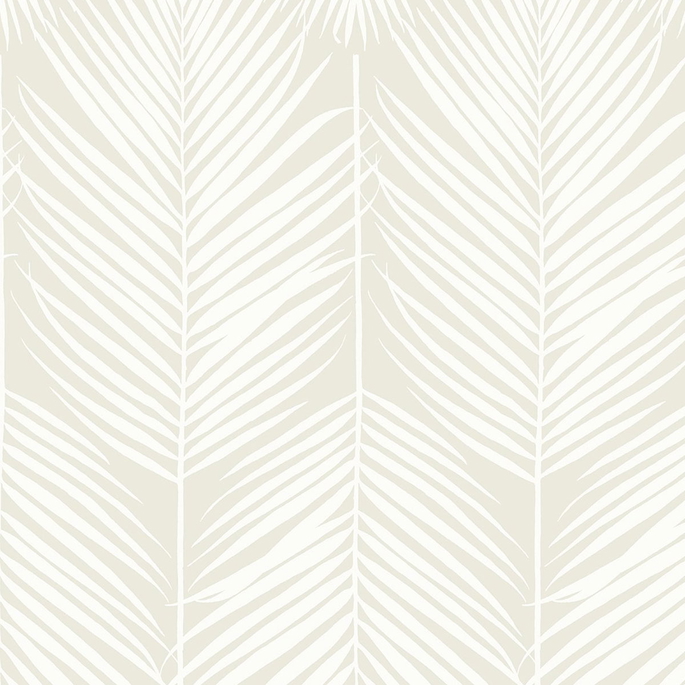 NextWall Peel &amp; Stick Palm Silhouette Sea Salt Wallpaper image 1 of 4