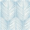 NextWall Peel & Stick Palm Silhouette Hampton Blue Wallpaper - Image 1