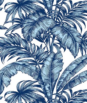 Nextwall Peel＆Stick Palm Jungle Marine Blue墙纸