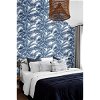 NextWall Peel & Stick Palm Jungle Marine Blue Wallpaper - Image 2