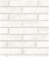 NextWall Peel & Stick Monarch Brick Arctic Grey Wallpaper