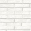 NextWall Peel & Stick Monarch Brick Arctic Grey Wallpaper - Image 1