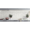 NextWall Peel & Stick Monarch Brick Arctic Grey Wallpaper - Image 3