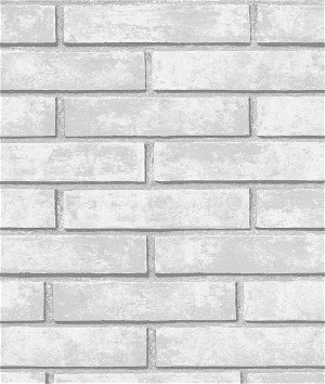 NextWall Peel & Stick Monarch Brick Calcutta Grey Wallpaper
