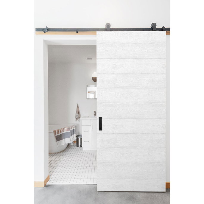 NextWall Peel &amp; Stick Woodgrain Grey Tint Wallpaper image 5 of 5