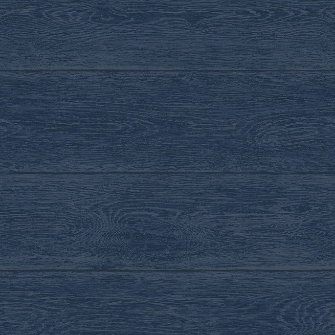 NextWall Peel &amp; Stick Woodgrain Navy Blue Wallpaper image 1 of 5