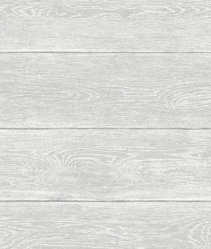 NextWall Peel & Stick Woodgrain Harbor Grey Wallpaper