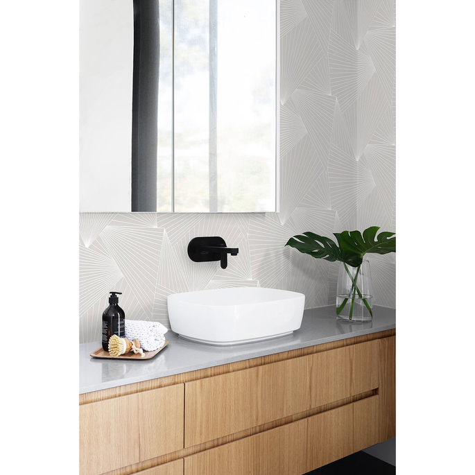 NextWall Peel &amp; Stick Ray Geo Granite Dust Wallpaper image 3 of 5