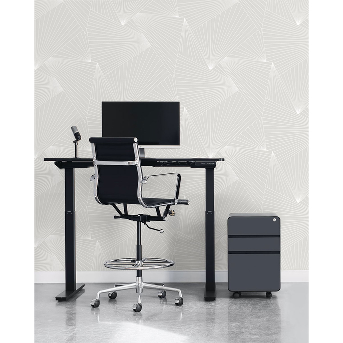 NextWall Peel &amp; Stick Ray Geo Granite Dust Wallpaper image 4 of 5