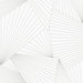 NextWall Peel & Stick Ray Geo White & Harbor Gray Wallpaper