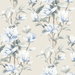 NextWall Peel & Stick Magnolia Trail Linen & French Blue Wallpaper