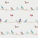 NextWall Peel & Stick Sweet Tweet Multicolored Wallpaper