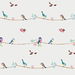 NextWall Peel &amp; Stick Sweet Tweet Multicolored Wallpaper thumbnail image 1 of 4