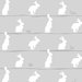 NextWall Peel & Stick Bunny Trail Daydream Grey Wallpaper