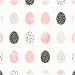 NextWall Peel &amp; Stick Mod Eggs Pink &amp; Black Wallpaper thumbnail image 1 of 4